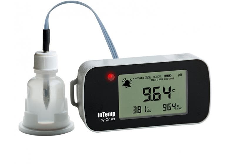 CX402-VFC205 InTemp Bluetooth Temperature with Glycol Bottle (VFC/CDC) Data Logger